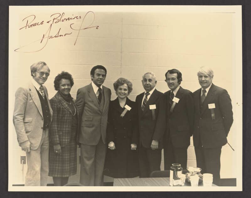 item thumbnail for Photo of Anita Talbot, second from left, wife of Gerald Talbot