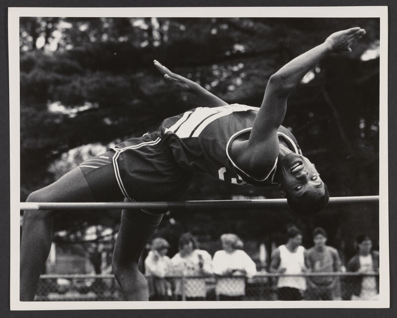 item thumbnail for High jumper at a track meet